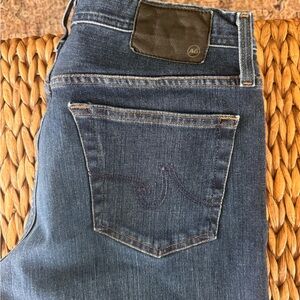 Ag Adriano Goldschmied Indigo Denim Waistband Jeans